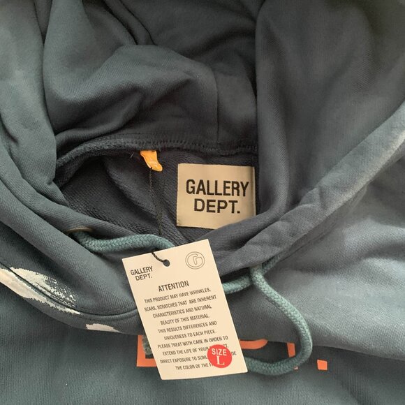 Gallery Dept Paint Splatter Hoodie Men's Large, Medium - Picture 3 of 5